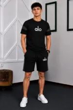 ⁦ترنج محجر ALO شورت رجالي بخامة ميلتون مبرد⁩ - الصورة ⁦2⁩