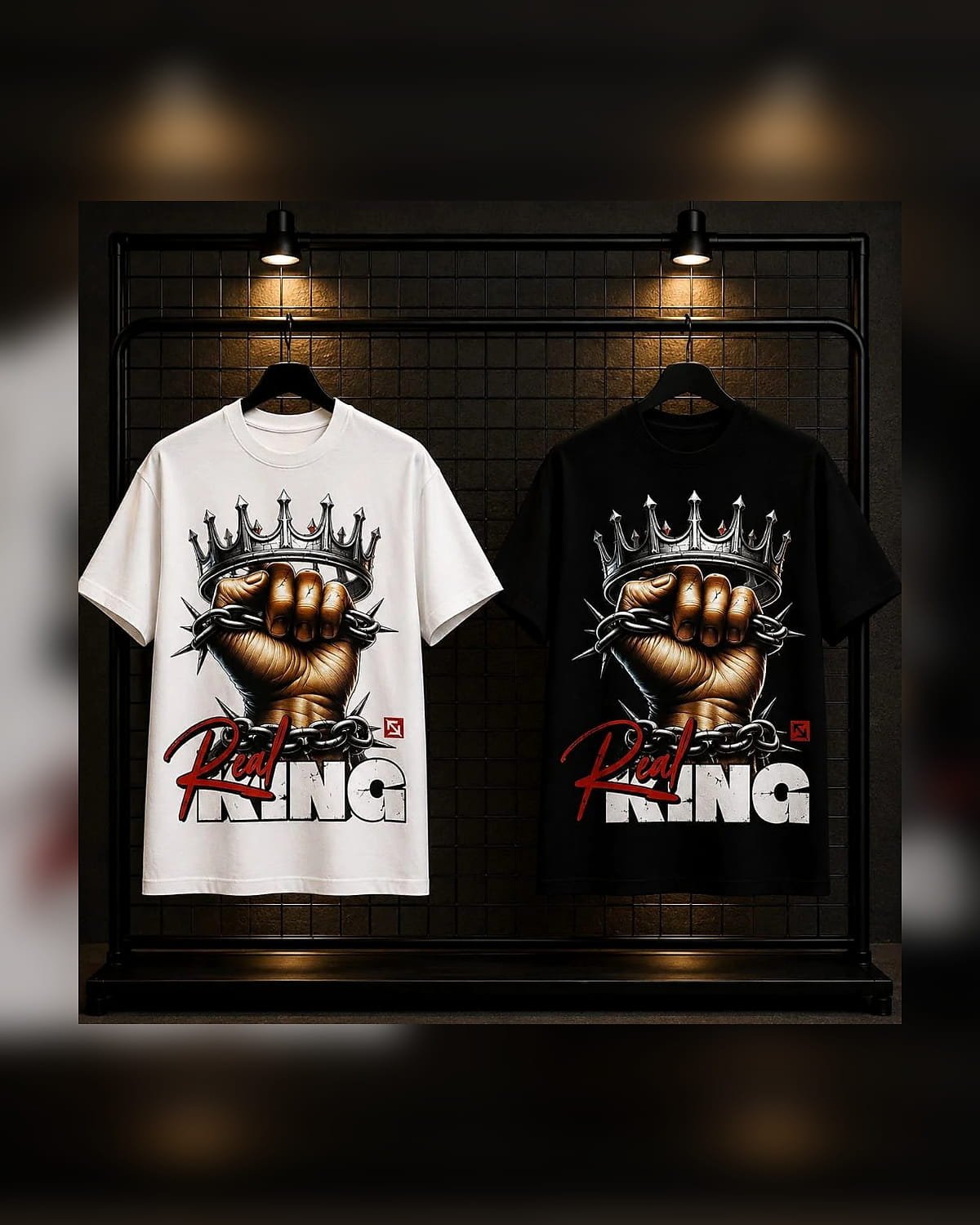 09_real_king_tshirts_1200x1500 تيشرت الكينج رجالي صيفي ضد الوبرة والانكماش - الصورة 1