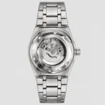 ⁦ساعة TISSOT PRX رجالي ستانلس ستيل بظهر شفاف ونافذة تاريخ⁩ - الصورة ⁦4⁩